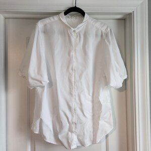 Beach.Lunch.Lounge White Short-Sleeve Shirt